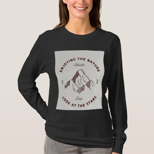 De natuur afbeelding t-shirt (Voorkant)