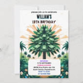 De Natuur Cool Cash Only Money Tree 13e verjaardag Kaart (Voorkant)