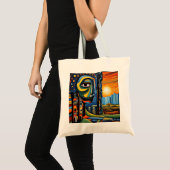 De natuur die haar droefheid toont tote bag (Voorkant (product))