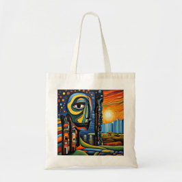 De natuur die haar droefheid toont tote bag