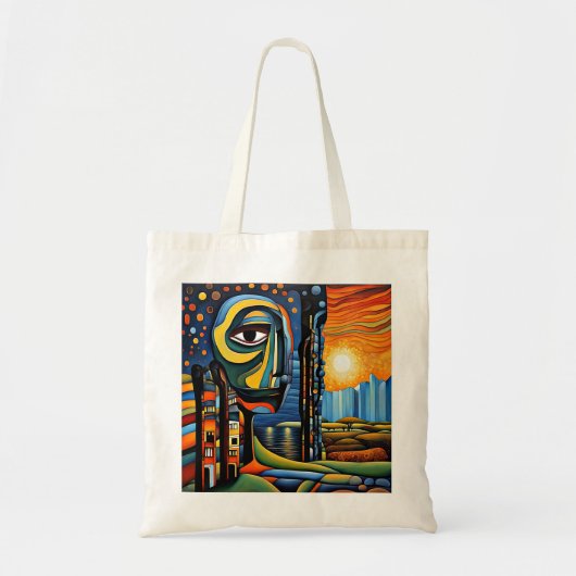 De natuur die haar droefheid toont tote bag (Voorkant)