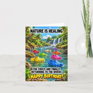 De natuur geneest – De Crocs zijn terug! Kaart