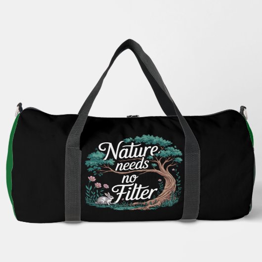De Natuur Heeft Geen Filter Plunjezak (Voorkant)