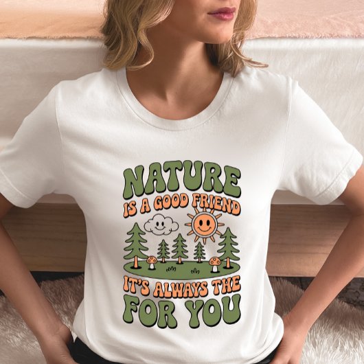 De natuur is een goede vriend Tri-Blend shirt