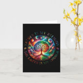 De natuur is mijn religie De aarde is mijn kerkeli Kaart (Gele Bloem)