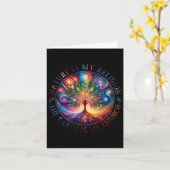 De natuur is mijn religie De aarde is mijn kerkeli Kaart (Gele Bloem)