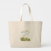 De natuur is mijn speelplaats grote tote bag (Achterkant)