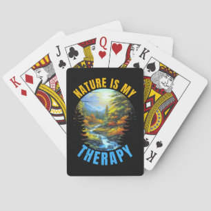 De natuur is mijn therapie pokerkaarten