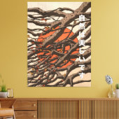 De natuur is mooi canvas afdruk (Insitu (Woonkamer))