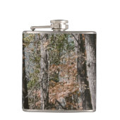 De Natuur van de bosboomCamouflage jacht/Vist Heupfles (Voorkant)