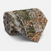De Natuur van de bosboomCamouflage jacht/Vist Stropdas (Opgerold)