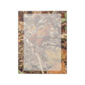 De Natuur van de Herfst van Hunter Camouflage schi Notitieblok (Linkerzijde)