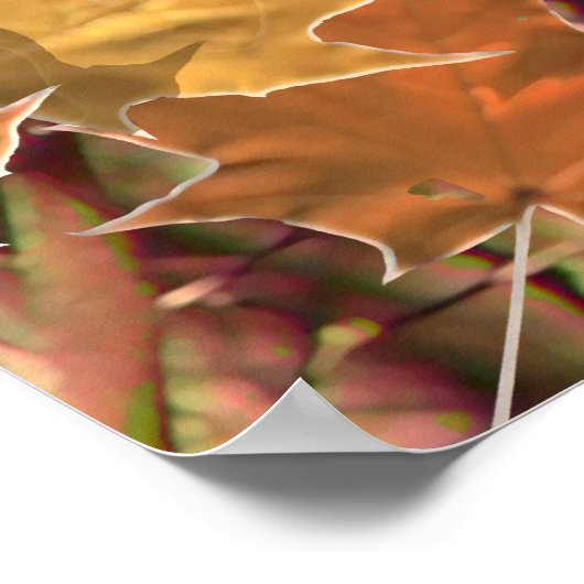 De Natuur van de Herfst van Hunter Camouflage schi Poster (Hoek)