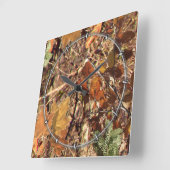 De Natuur van de Herfst van Hunter Camouflage schi Vierkante Klok (Hoek)