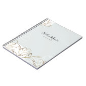 De Natuur van de kalmte Geïsoleerd Aangepast Notit Notitieboek (Linkerzijde)