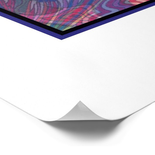 De Natuur van de Kleur Poster (Hoek)