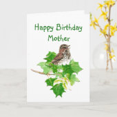 De Natuur van de Mus van het Lied van de Waterverf Kaart (Gele Bloem)