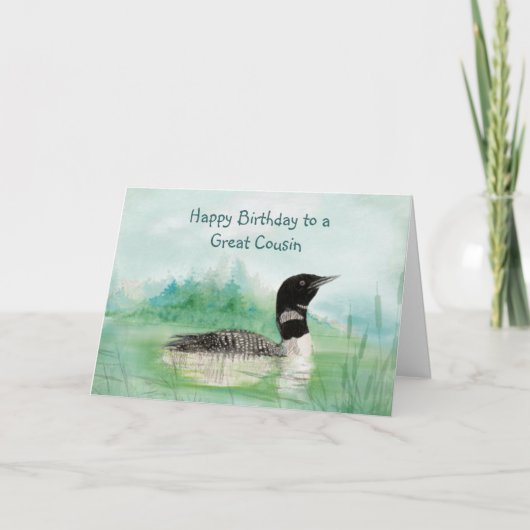 De Natuur van de Vogel van de Duiker van de Kaart (Voorkant)