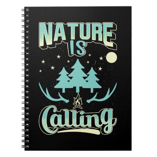 De Natuur van de wandelaar roept Notitieboek (Voorkant)