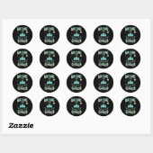 De Natuur van de wandelaar roept Ronde Sticker (Vel)