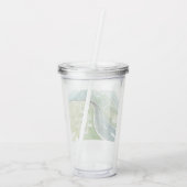 De Natuur van de waterverf laat het volgende avont Acryl Drinkbeker (Achterkant)