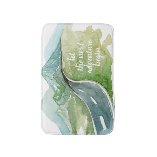 De Natuur van de waterverf laat het volgende avont Badmat (Voorkant Verticaal)