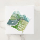 De Natuur van de waterverf laat het volgende avont Bedankjes Labels (In situ)