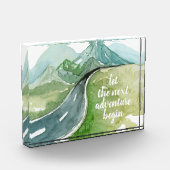 De Natuur van de waterverf laat het volgende avont Fotoblokken (Links)