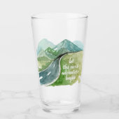 De Natuur van de waterverf laat het volgende avont Glas (Voorkant)