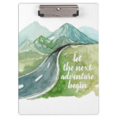 De Natuur van de waterverf laat het volgende avont Klembord (Voorkant)