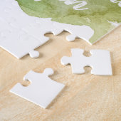 De Natuur van de waterverf laat het volgende avont Legpuzzel (Zijkant)