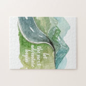 De Natuur van de waterverf laat het volgende avont Legpuzzel (Horizontaal)