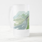 De Natuur van de waterverf laat het volgende avont Matglas Bierpul (Voorkant links)