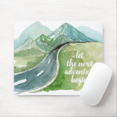 De Natuur van de waterverf laat het volgende avont Muismat (Met muis)