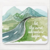 De Natuur van de waterverf laat het volgende avont Muismat (Voorkant)