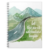 De Natuur van de waterverf laat het volgende avont Notitieboek (Voorkant)