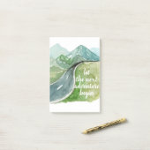 De Natuur van de waterverf laat het volgende avont Post-it® Notes (Op bureau)