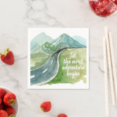 De Natuur van de waterverf laat het volgende avont Servet (Insitu)