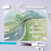 De Natuur van de waterverf laat het volgende avont Tissuepapier (Craft)