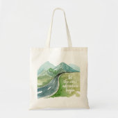 De Natuur van de waterverf laat het volgende avont Tote Bag (Voorkant)