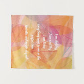 De Natuur van het hellende Citaat van de Aanpassin Wandkleed (Voorkant (horizontaal))