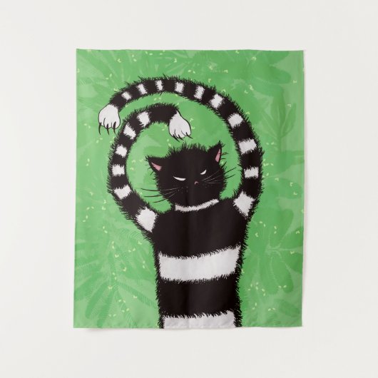 De Natuur van het Kwaad Lover Spring Green Wandkleed (Voorkant)