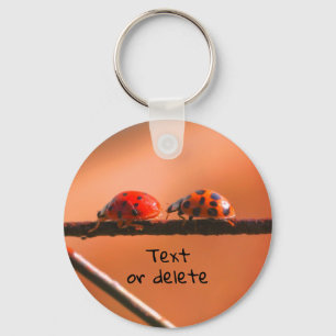 De Natuur van Ladybug Buddies wordt gepersonalisee Sleutelhanger