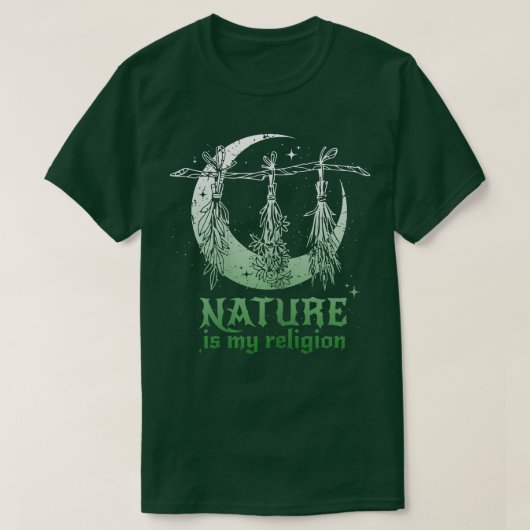 De Natuur van vrouwen is mijn geloof Witchcraft Da T-shirt (Design voorkant)
