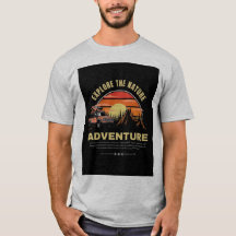 De natuuravontuur offroad-campagne.. heren t-shirt