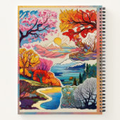 De natuurlijke schoonheid van de aarde notitieboek (Achterkant)