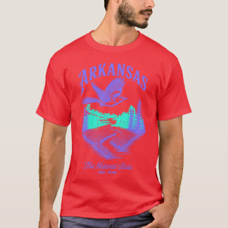 De natuurlijke staat Arkansas 1836 T-shirt