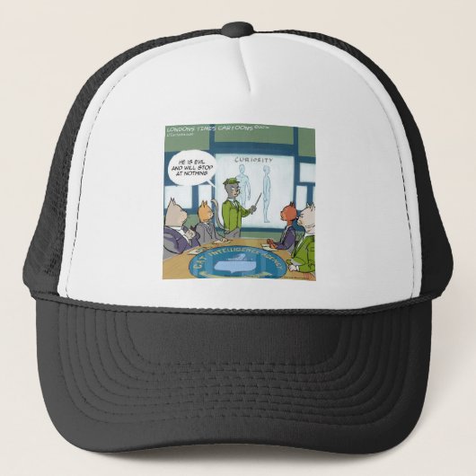 De Natuurlijke Vijand Van Katten Is Grappig Trucker Pet (Voorkant)