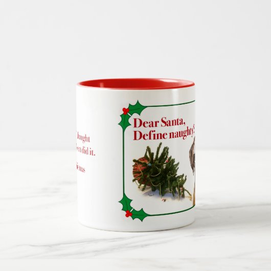De Naughty Boxer Holiday Mok (Center)