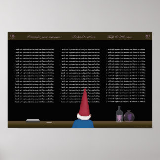 De Naughty Gnome Poster
